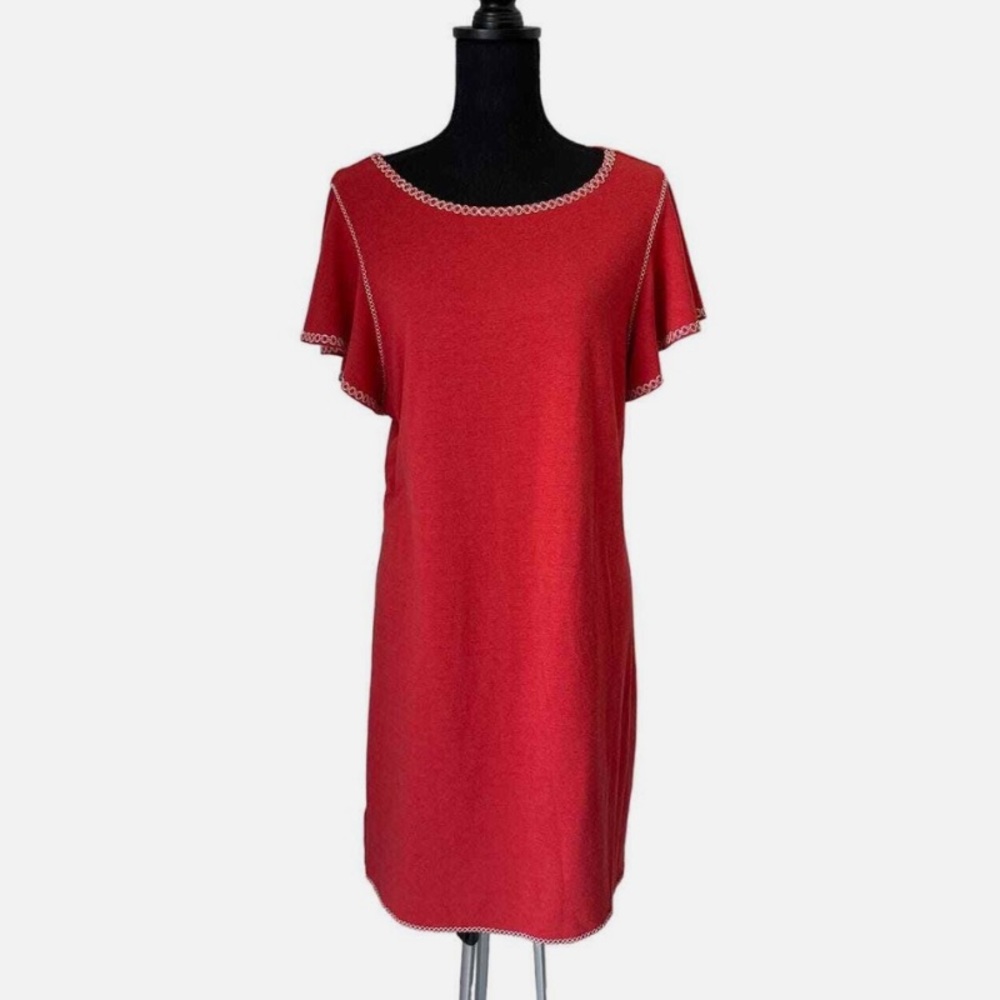 Max Studio Dress with Embroidered Details